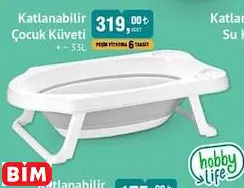 HOBBY LİFE KATLANABİLİR ÇOCUK KÜVETİ